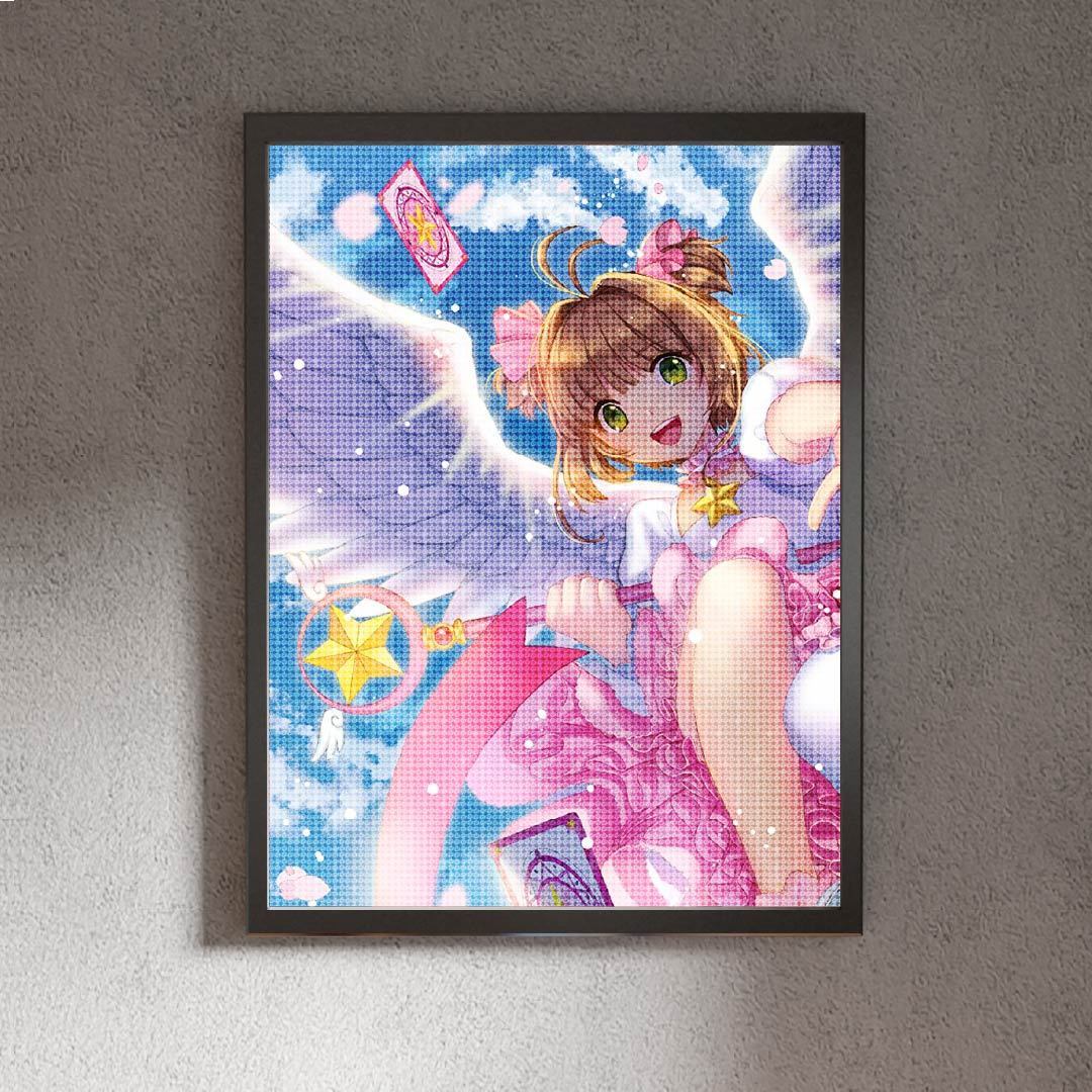 Kit Arte com Diamante - Sakura Cardcaptor