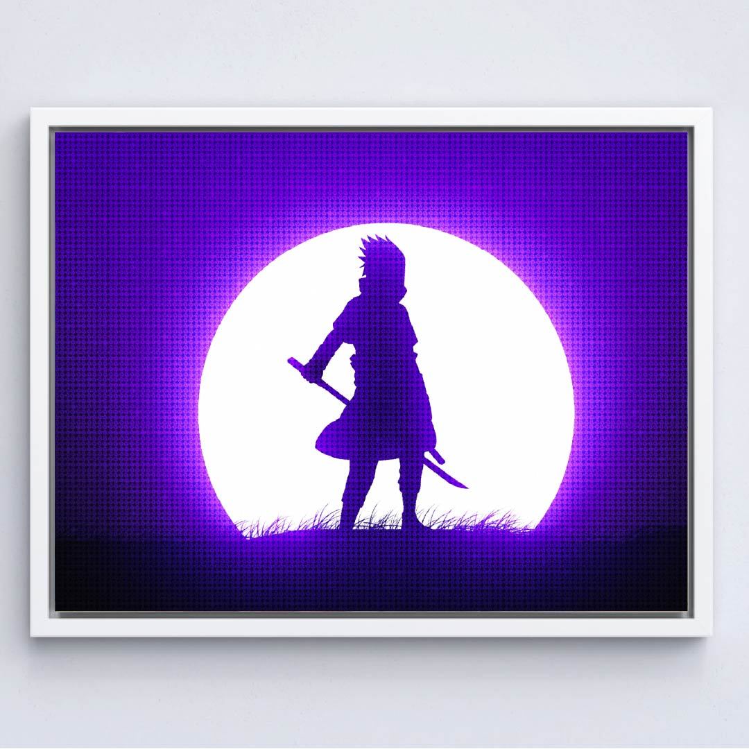 Kit Arte com Diamante - Sasuke Moon