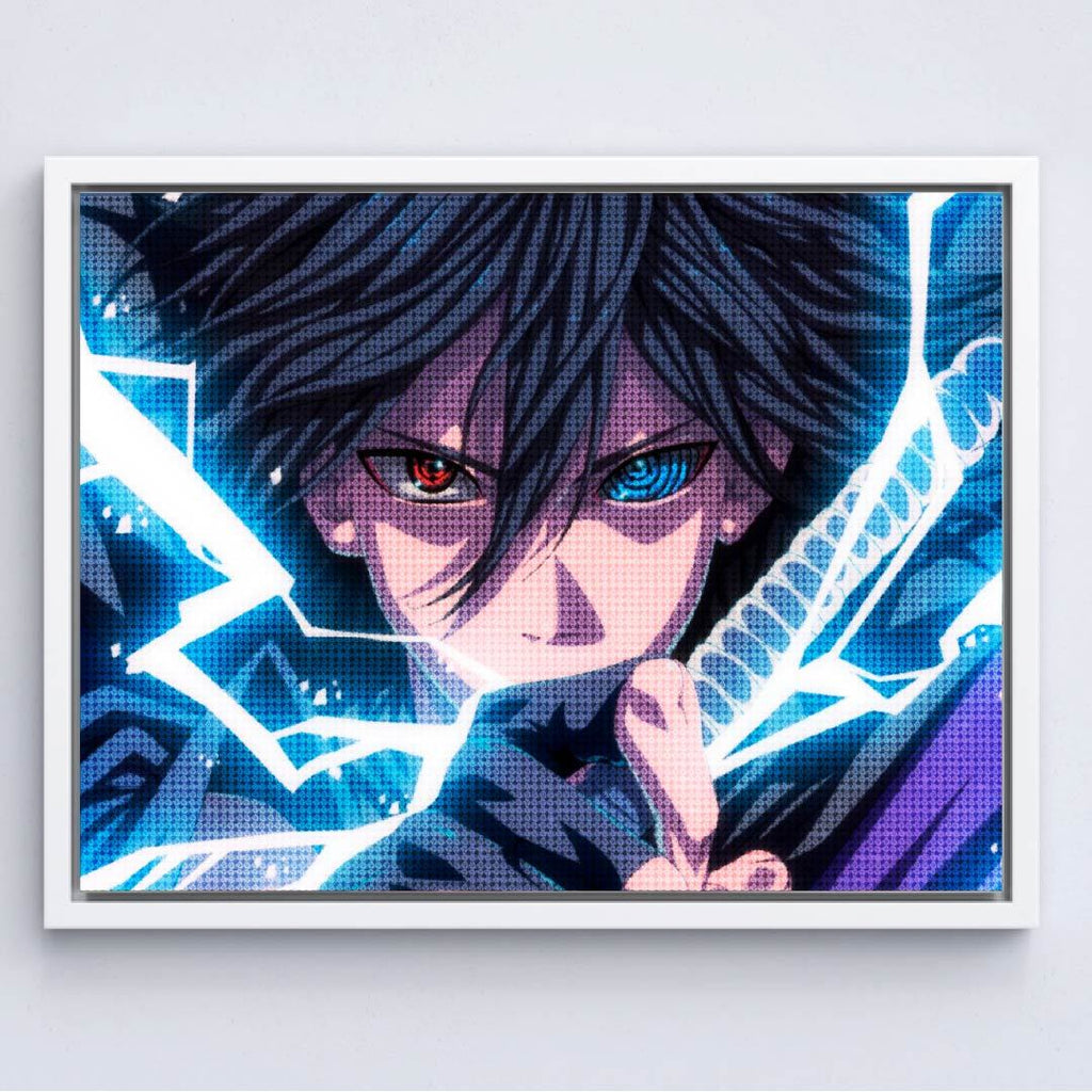 Kit Arte com Diamante - Sasuke Uchiha