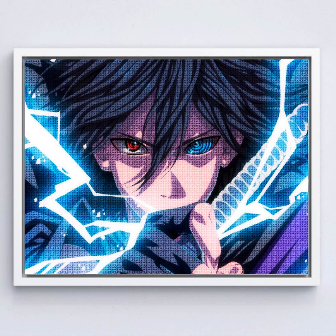 Kit Arte com Diamante - Sasuke Uchiha
