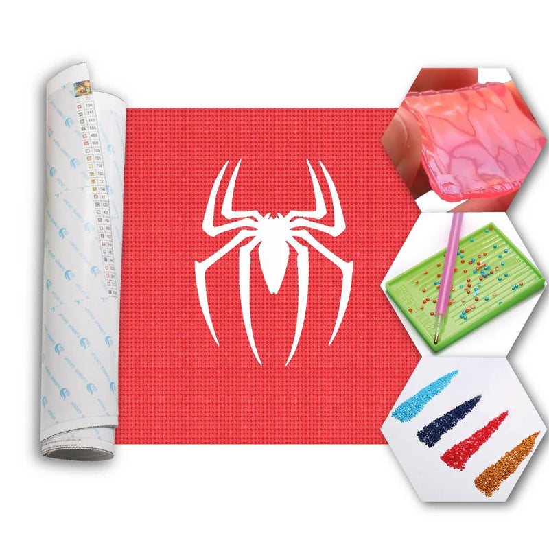 Kit Arte com Diamante -  Logo Homem Aranha