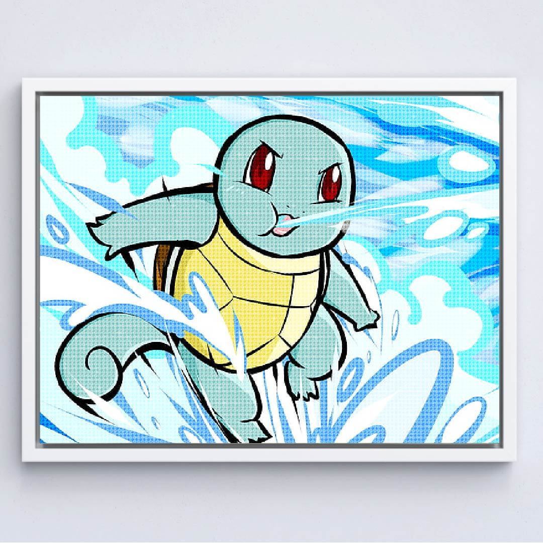 Kit Arte com Diamante - Squirtle