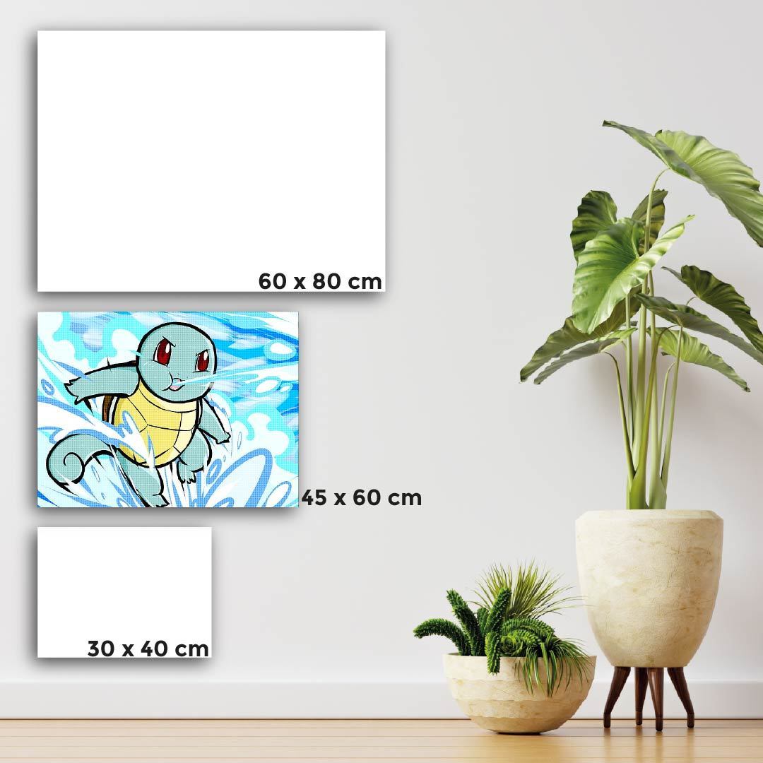 Kit Arte com Diamante - Squirtle