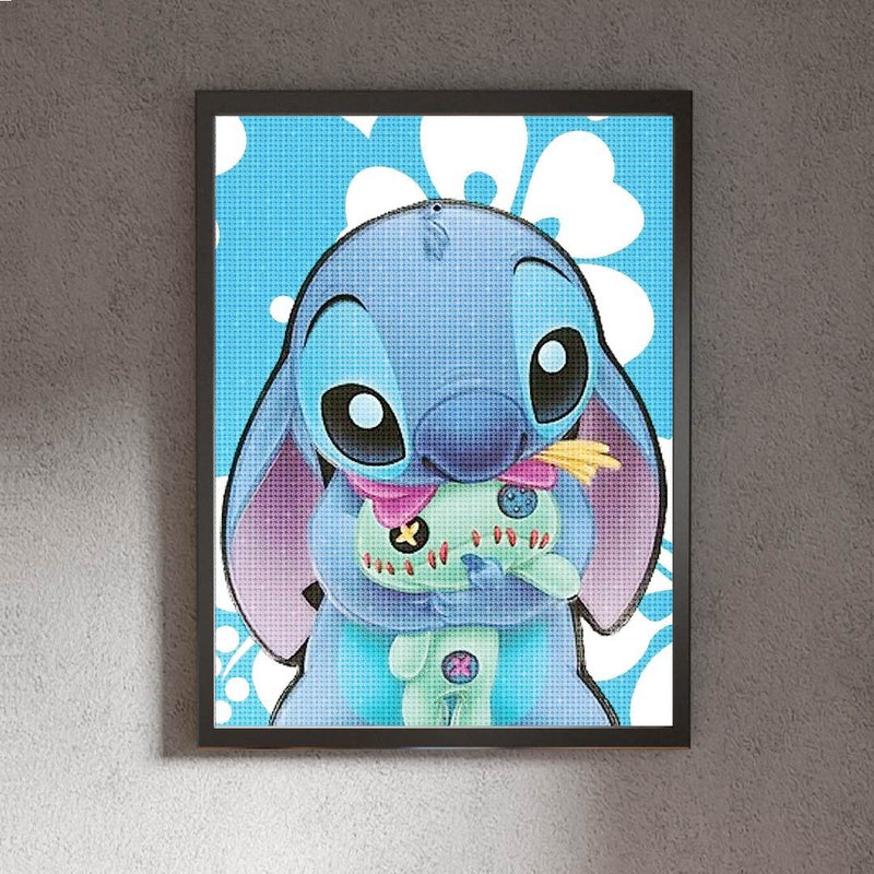 Kit Arte com Diamante - Stitch Hug