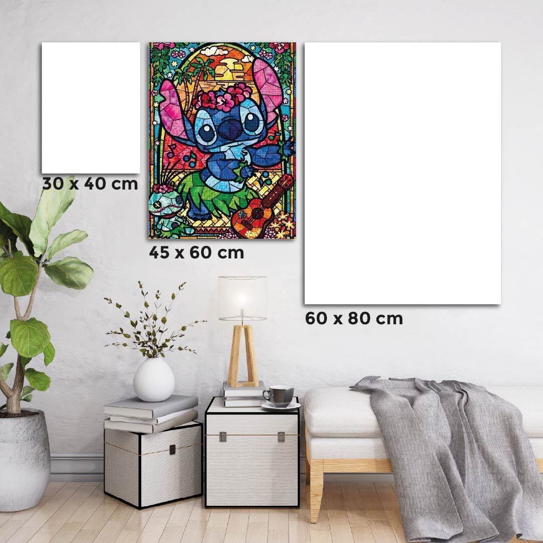 Kit Arte com Diamante - Stitch Mosaico