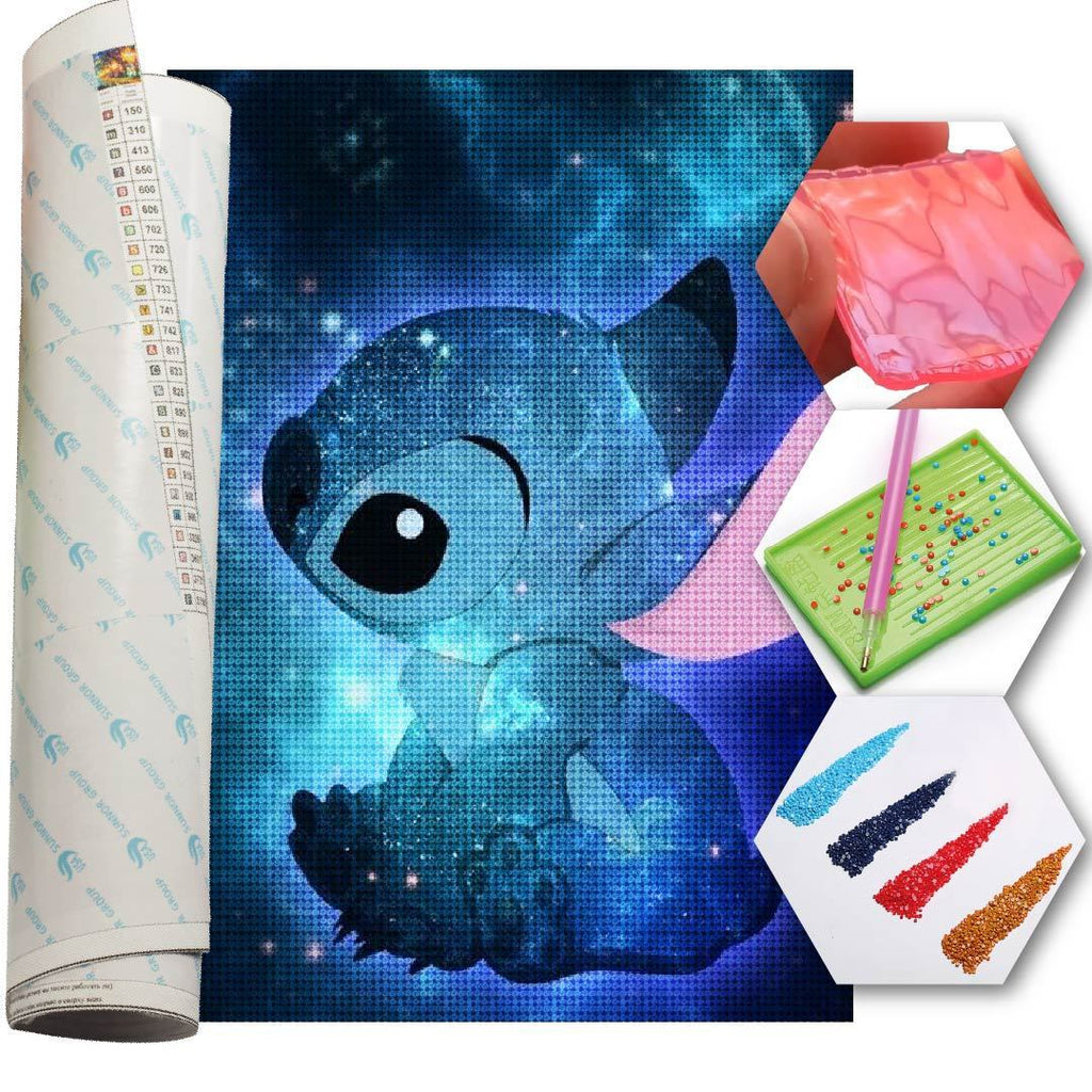 Kit Arte com Diamantes - Stitch Brilhante