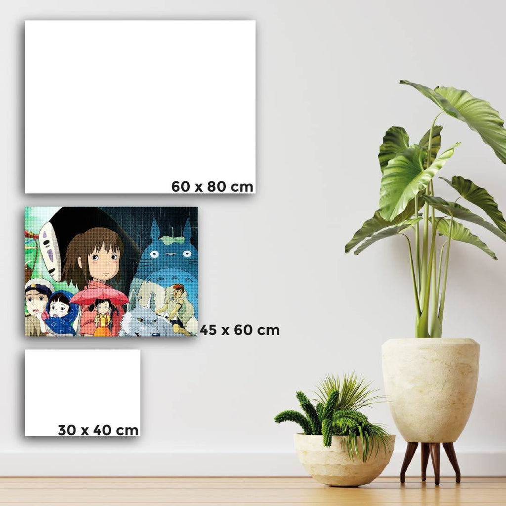 Kit Arte com Diamante - Studio Ghibli