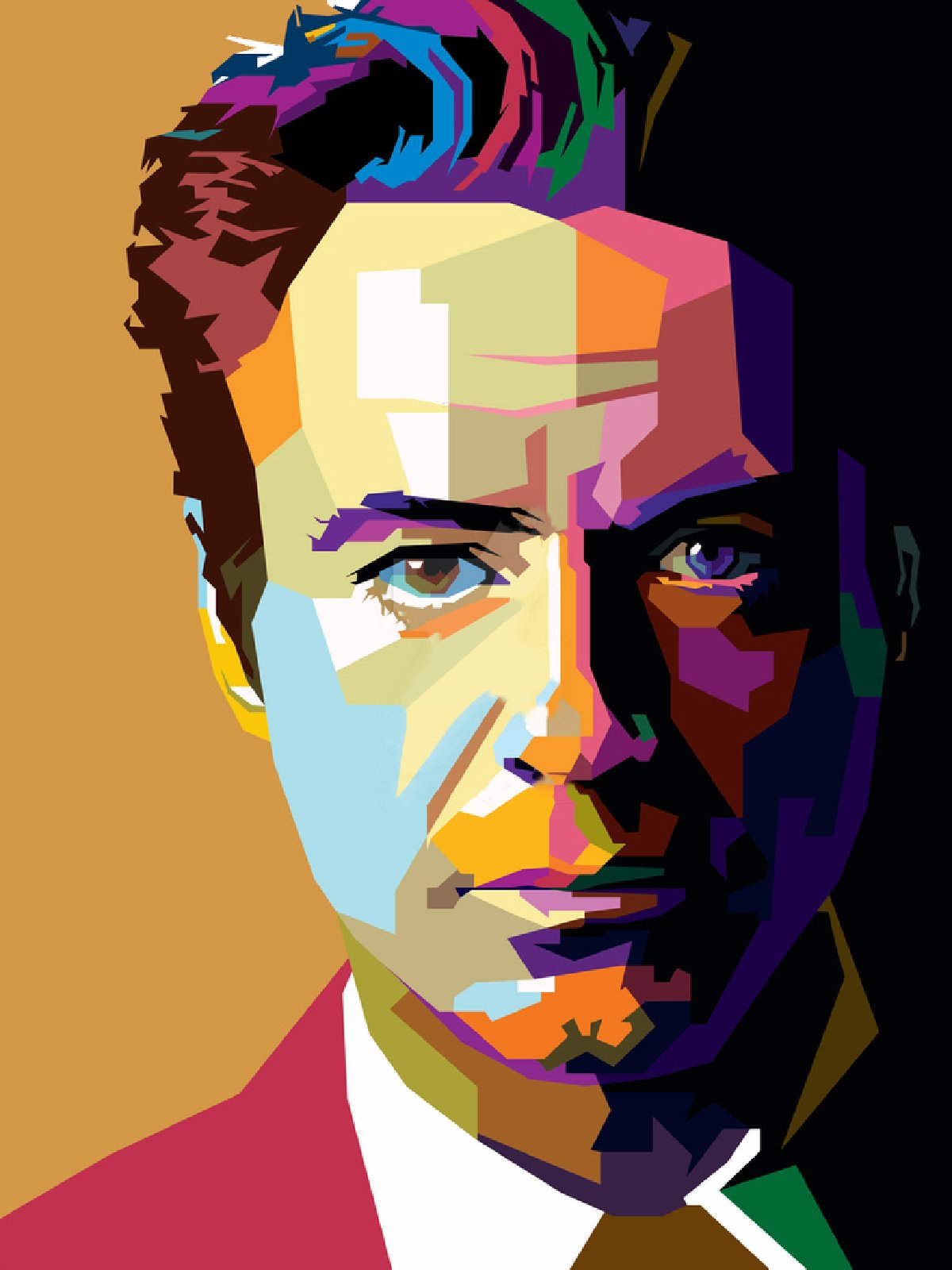 Kit Arte com Diamante - Robert Downey Jr Pop Art