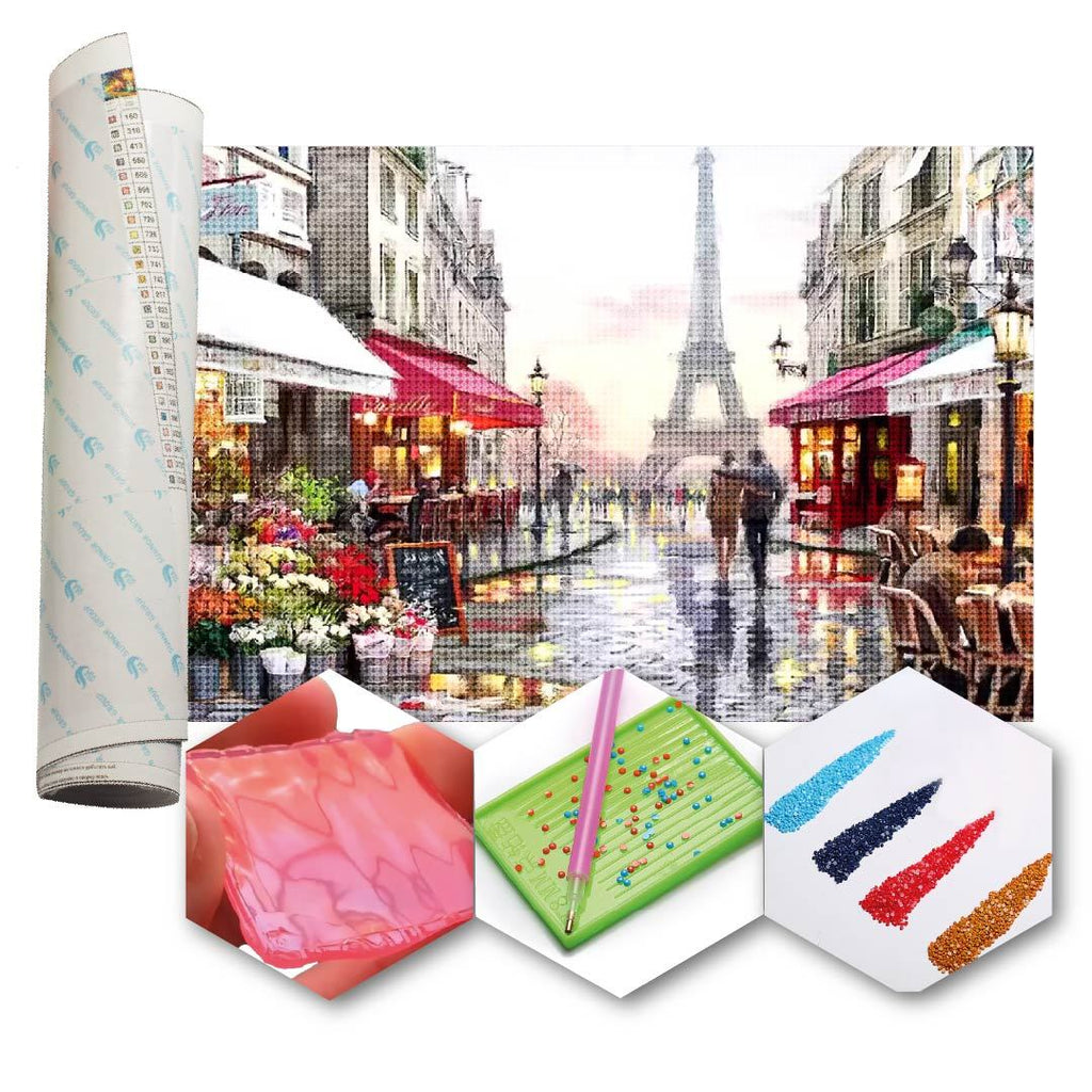Kit Arte com Diamante - Torre Eiffel