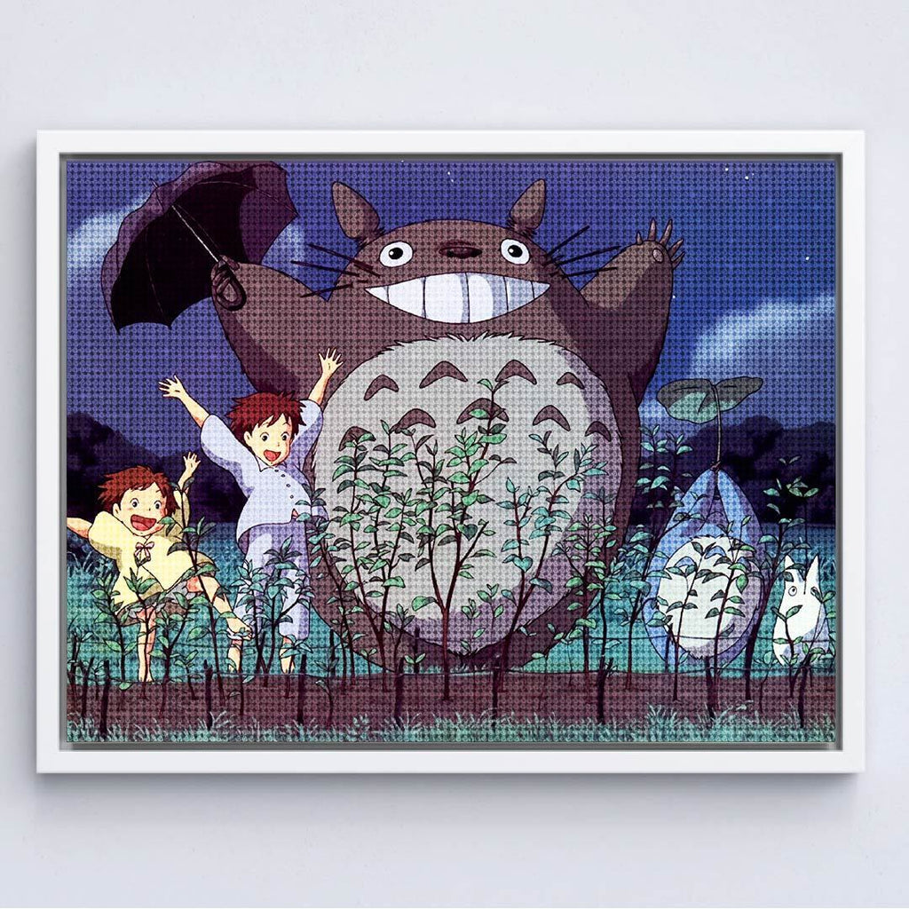 Kit Arte com Diamante - Totoro Farm
