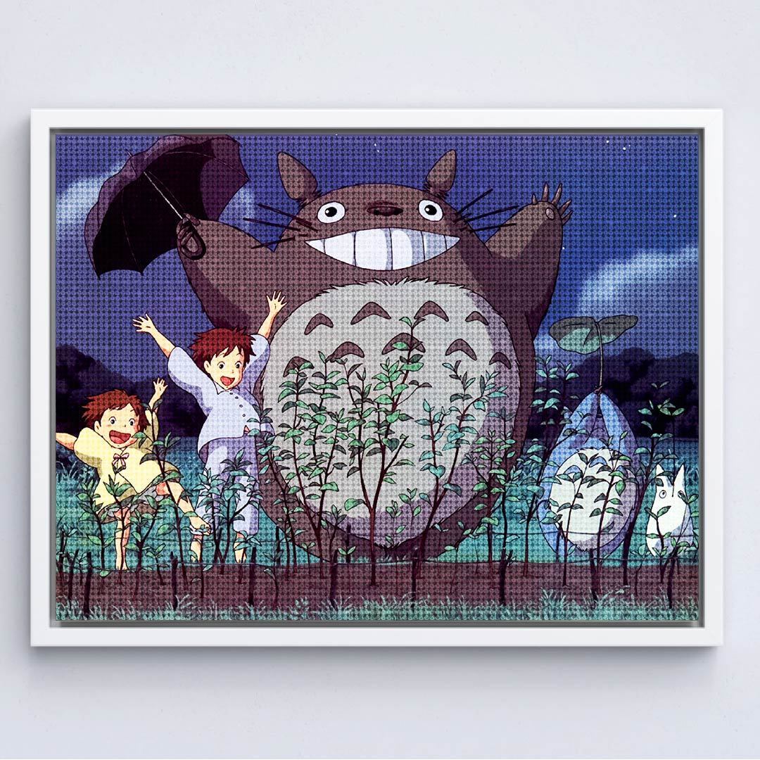 Kit Arte com Diamante - Totoro Farm