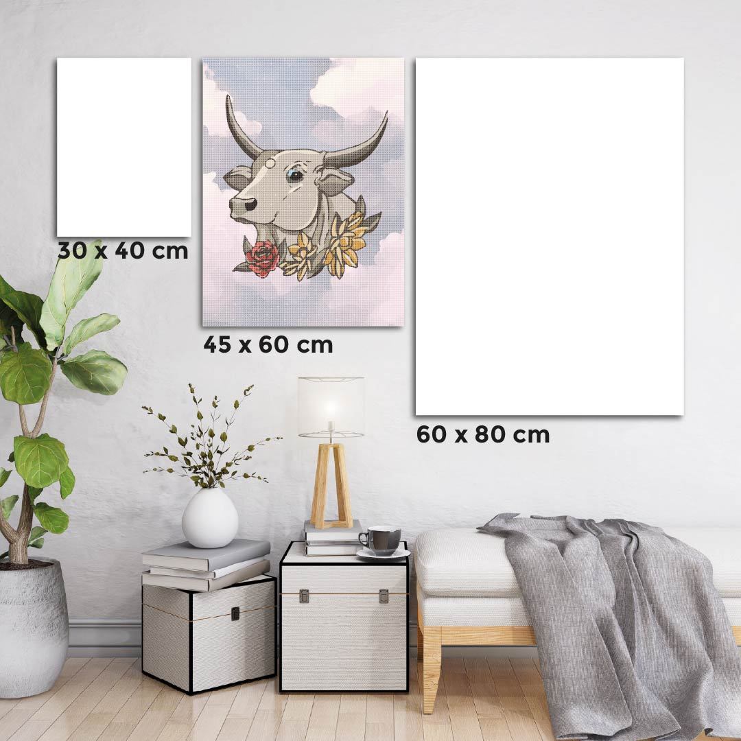 Kit Arte com Diamante - Touro