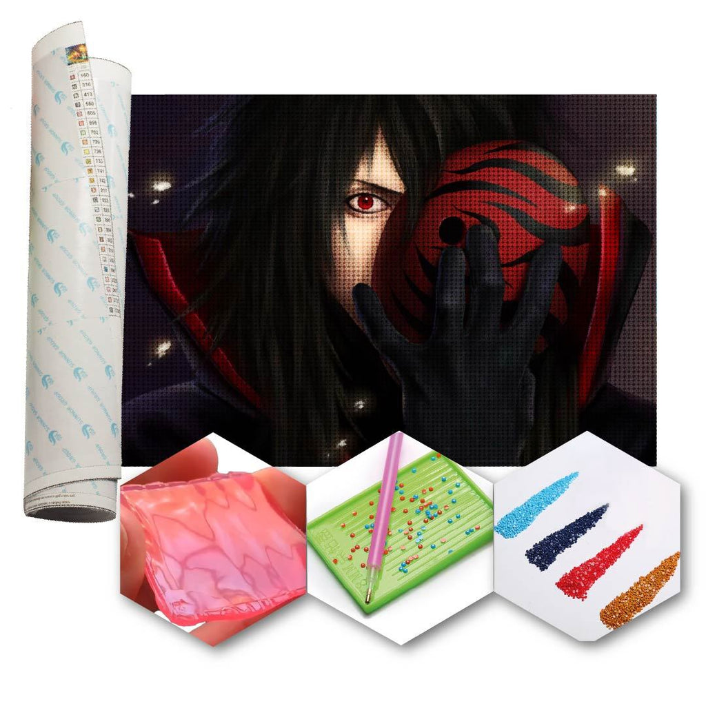 Kit Arte com Diamante - Uchiha Madara