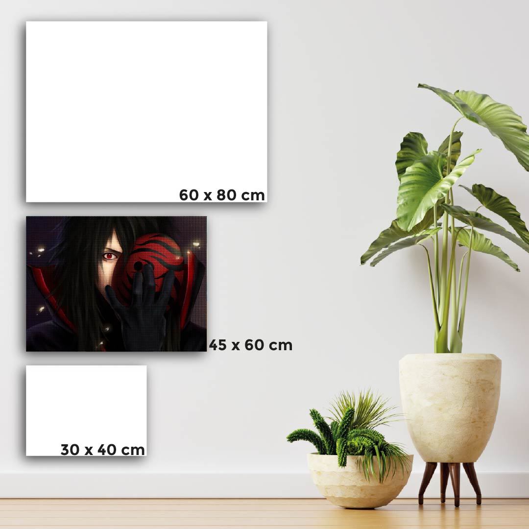 Kit Arte com Diamante - Uchiha Madara