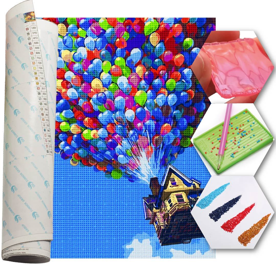 Kit Arte com Diamante - Up Home