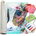 Kit Arte com Diamante - Vaca Colorida