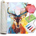 Kit Arte com Diamante - Veado Mosaico