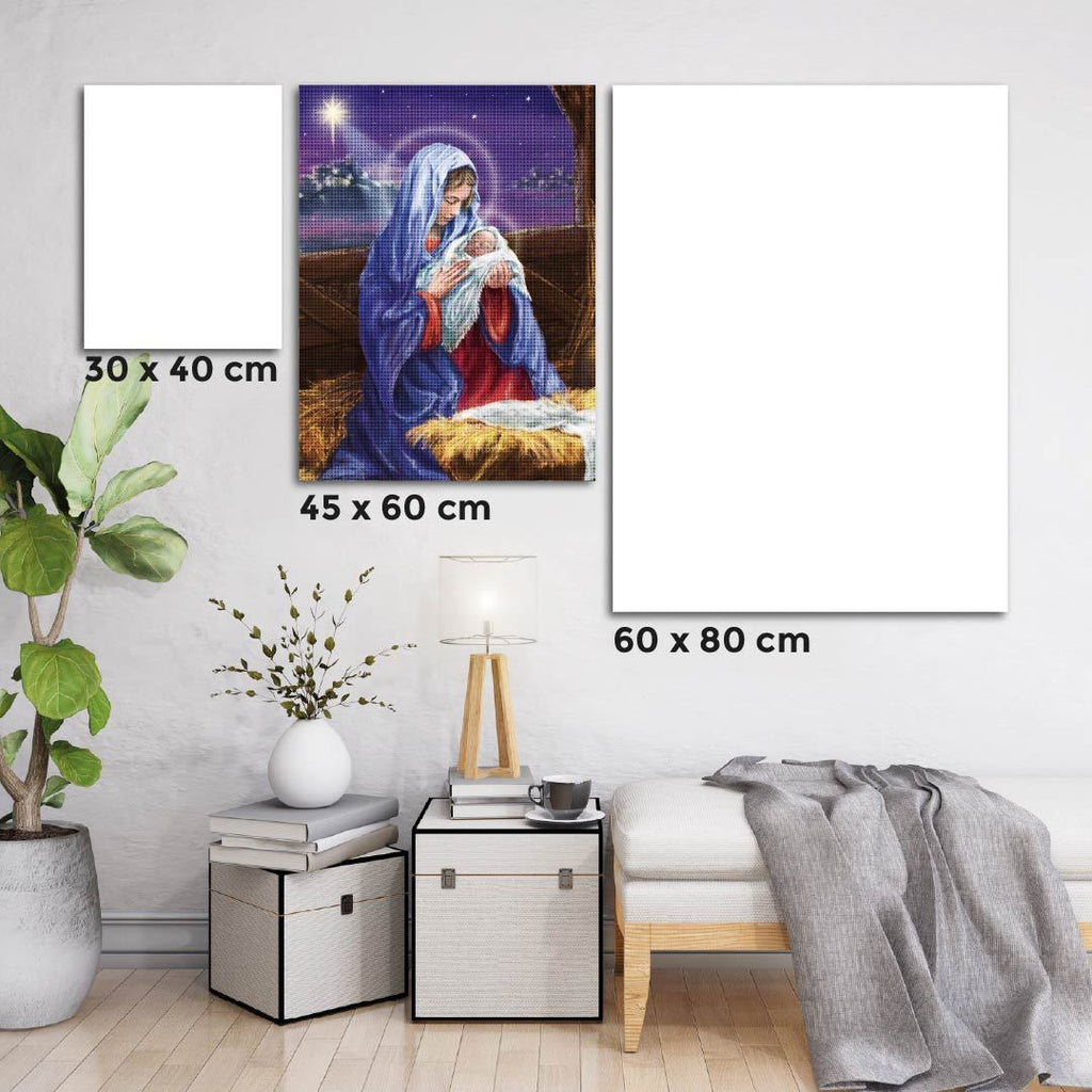 Kit Arte com Diamante - Virgem Maria