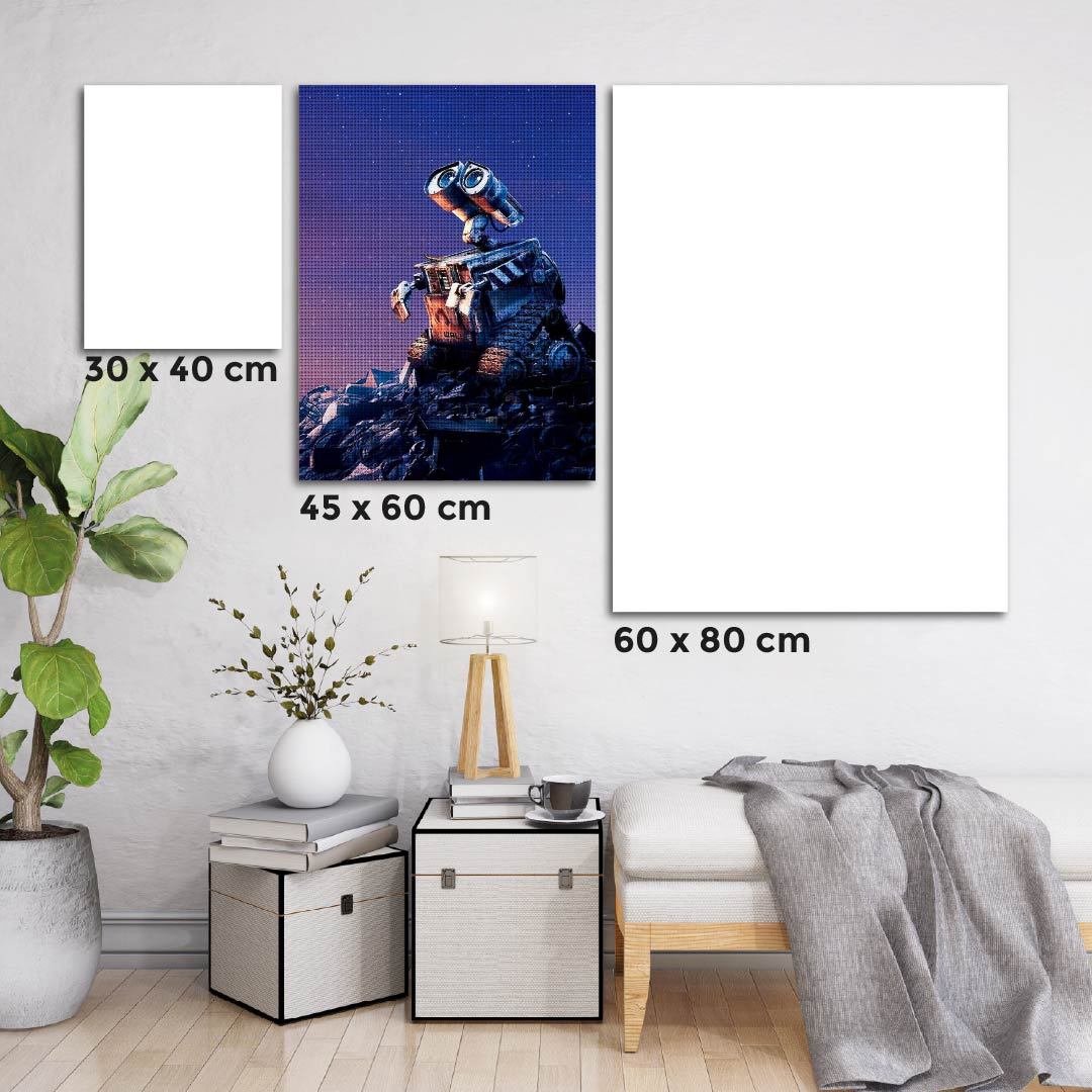 Kit Arte com Diamante - Wall-e Hope
