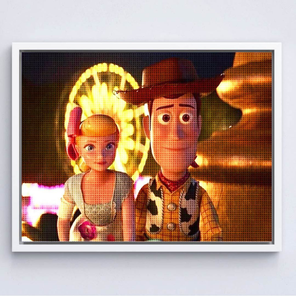 Kit Arte com Diamante - Woody e Betty Boo