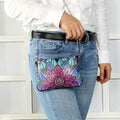 Bolsa de pintura de diamante faça você mesmo Lotus