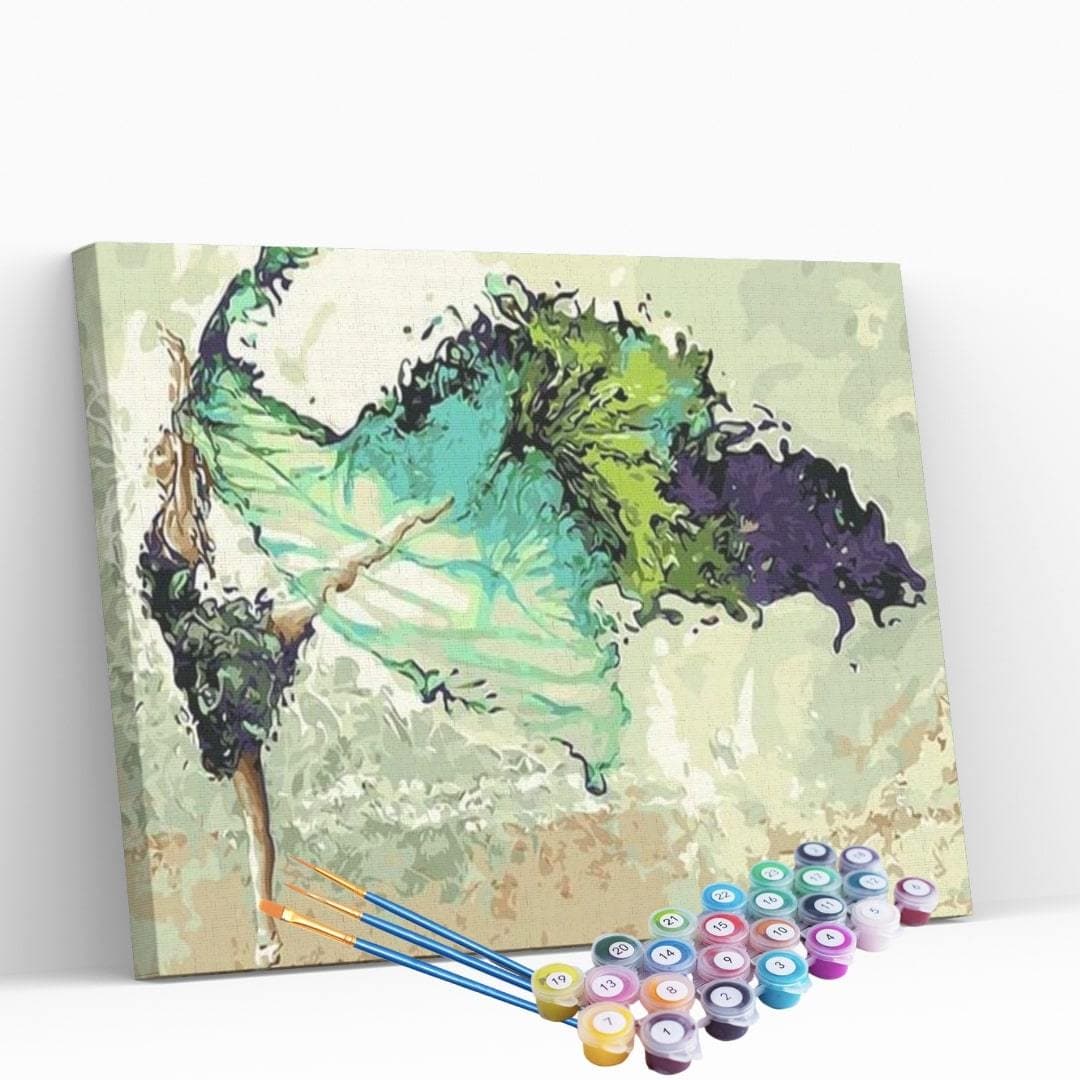 Kit Pintura - Bailarina Abstrata