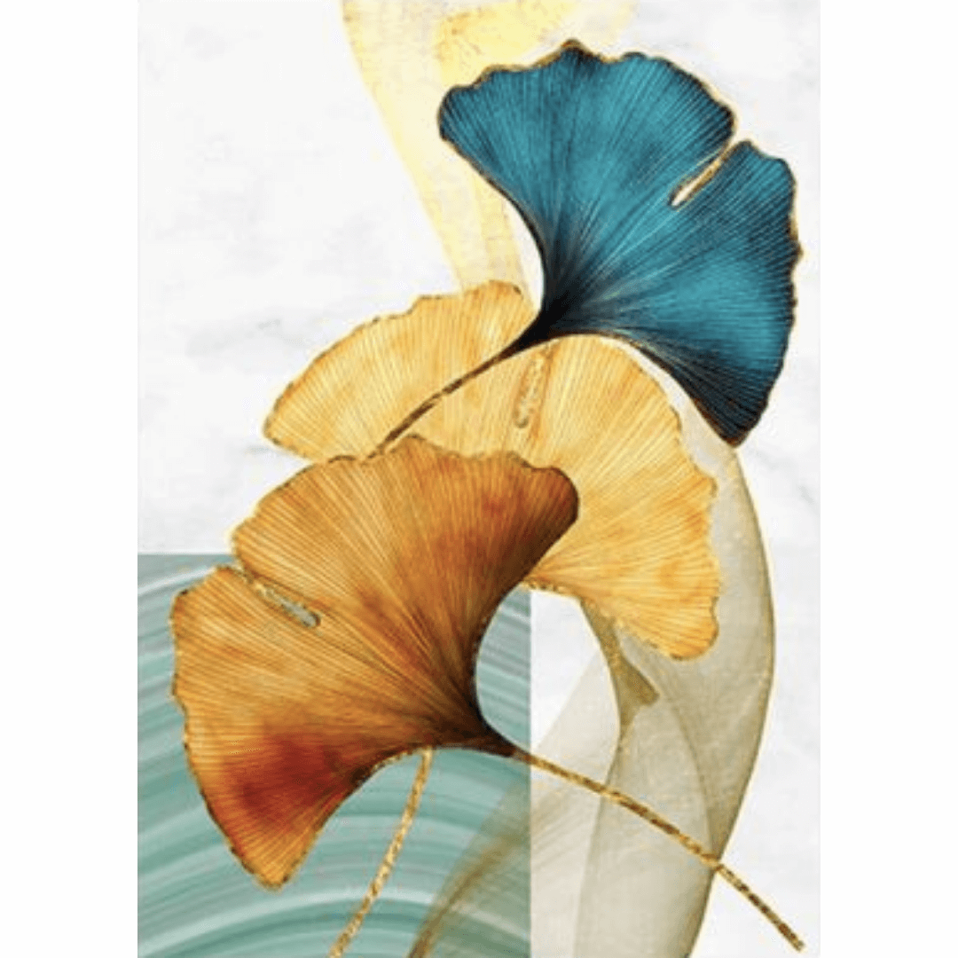 Kit pintura numerada - Flores abstratas 3